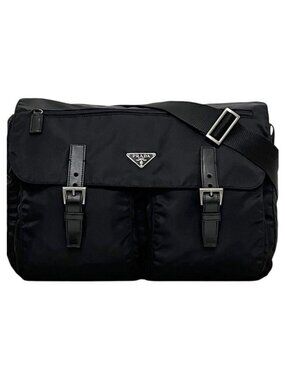 Prada Shoulder Bag Vera 1 Nylon Nero Black